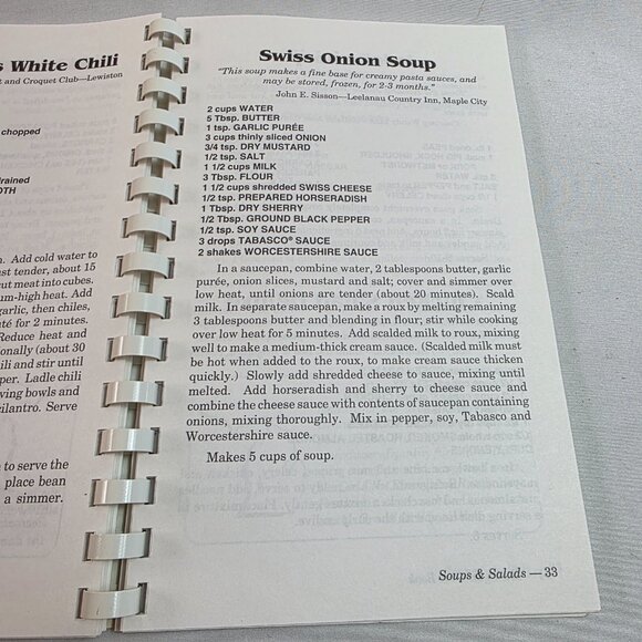 1999 Michigan Cookbook Compiled by Donna Goodrich Softcover Spiral Bound - Picture 11 of 14